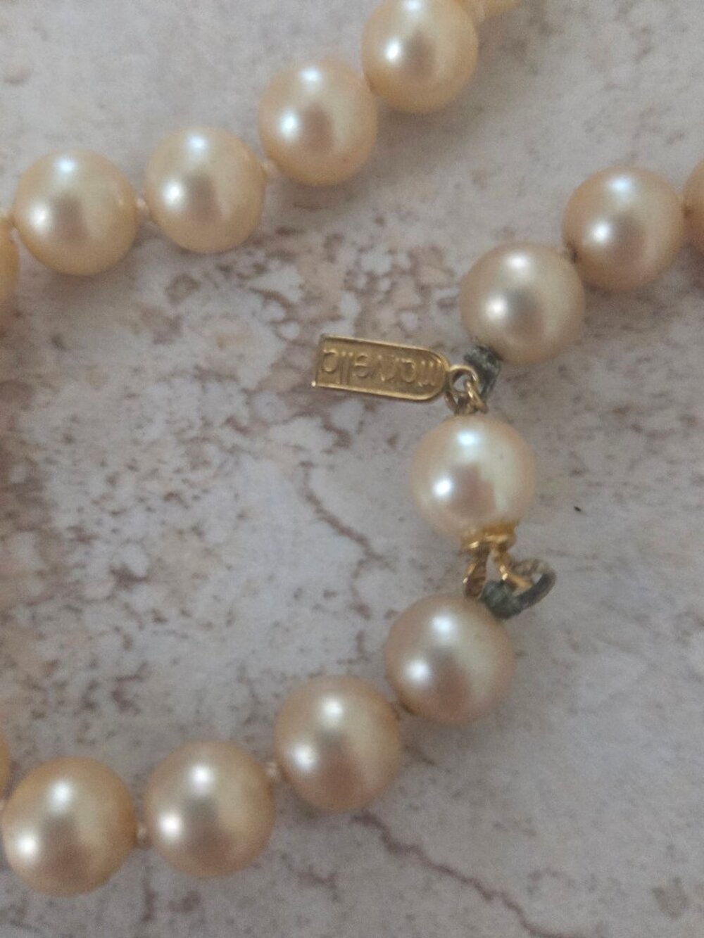 Marvella Faux Pearl Necklace 34"